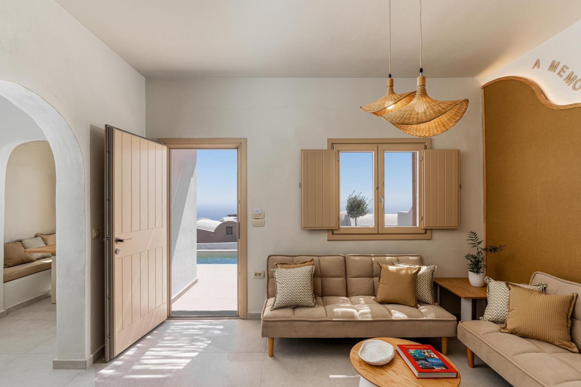 サントリーニ Endless East Luxury Houseヴィラ エクステリア 写真
